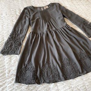 New (without tags) Crochet lace detail dress